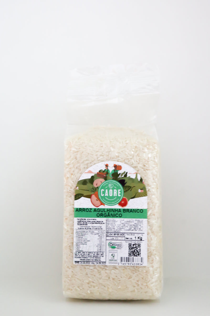 Arroz Agulhinha Branco Orgânico 1 Kg