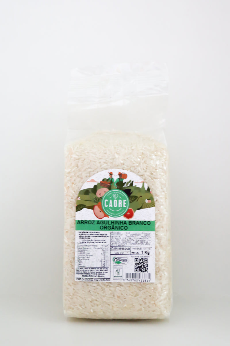 Arroz Agulhinha Branco Orgânico 1 Kg