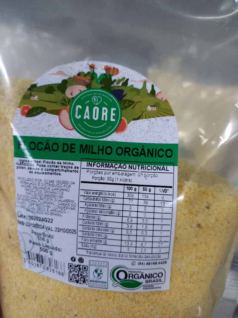 Flocão de Milho Orgânico 500g